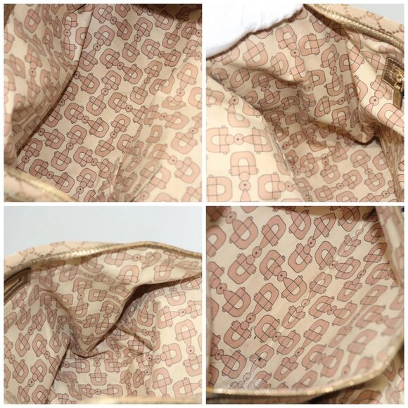 GUCCI GG Canvas Sherry Line Hand Bag Beige Gold 139260 Auth mr1366 - Picture 16 of 16